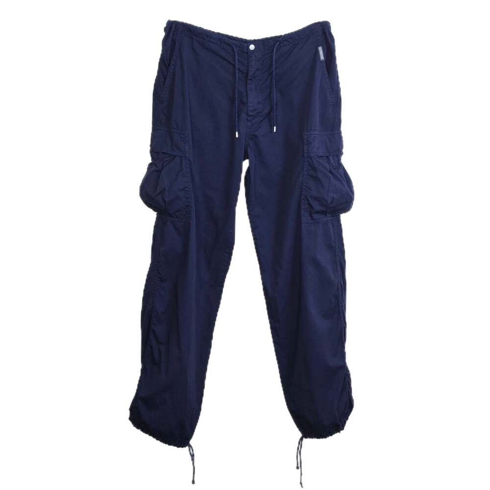 Diesel Kannoth Navy Blue Cotton Cargo Pants Size M